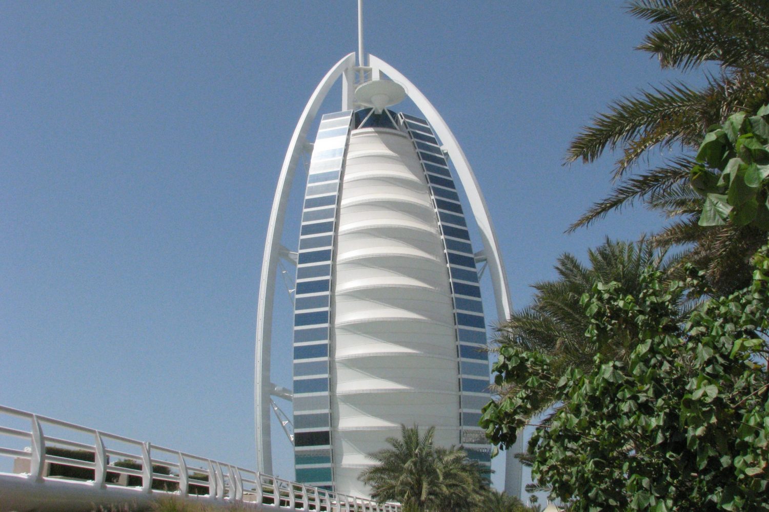 Hotel Burj Al Arab Dubai VAE Aussenansicht